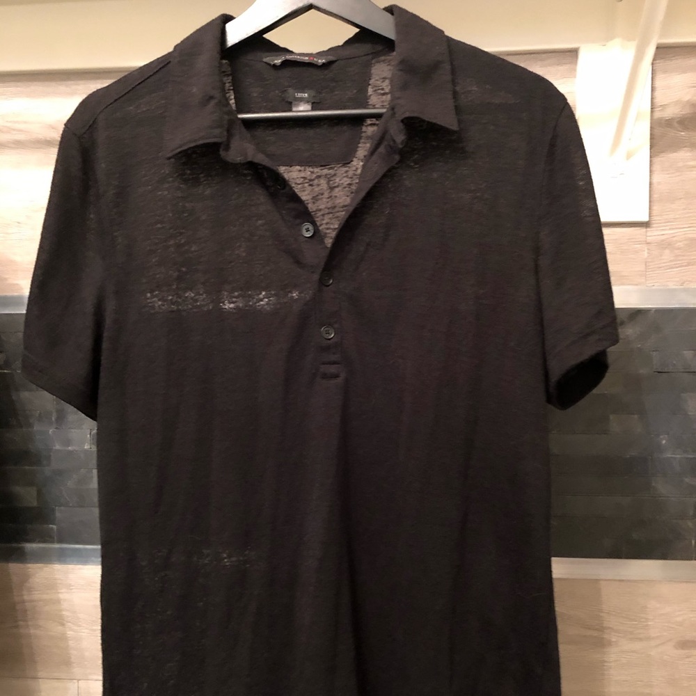 John varvatos polo M black light slight stretch